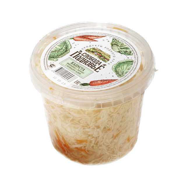Капуста Слобода Подновье Шинкованная с Морковью 900г