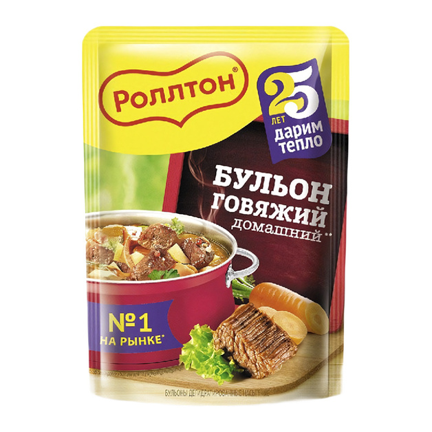 Бульон Роллтон Говяжий Домашний 90г