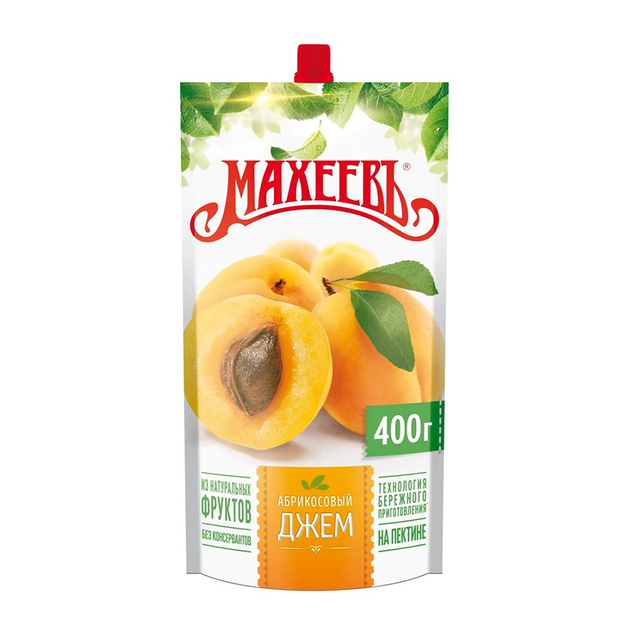 Джем Махеевъ Абрикосовый 400г дой-пак