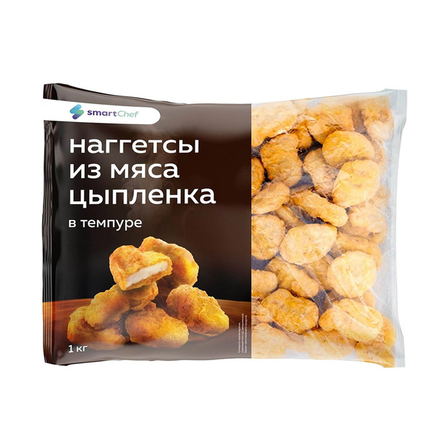 Наггетсы Куриные Smart Chef Классические в Темпуре 1кг