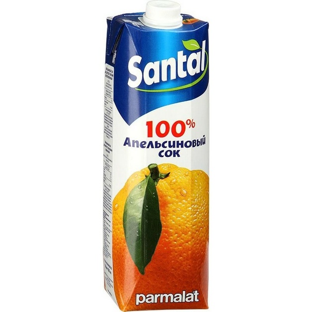 Сок апельсиновый «SANTAL» - 1 л