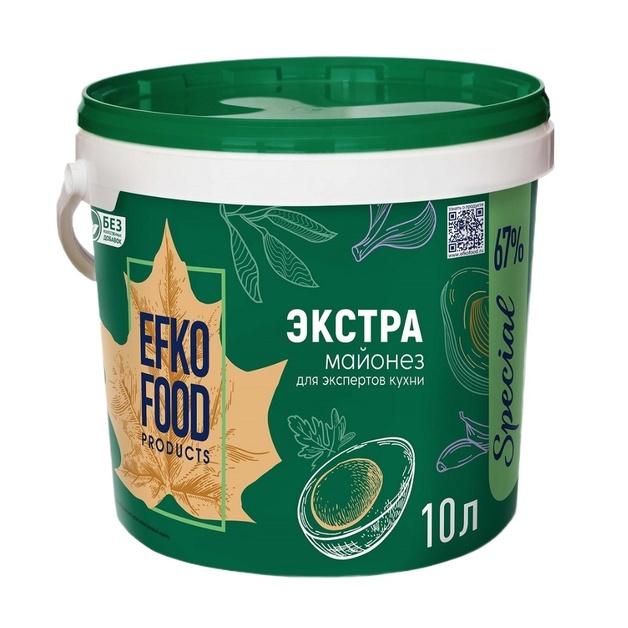 Майонез Efko Food Special Экстра 67% 10л