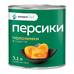 Персики Smart Chef Половинки в Сиропе 3,1л Сухой Вес 1,8кг*