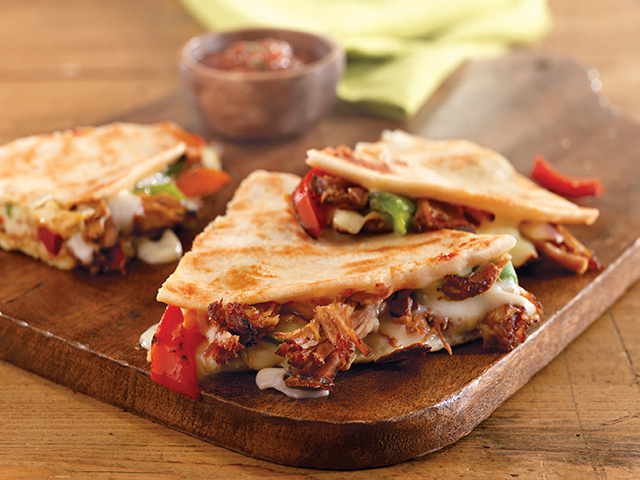 Кесадилья с говядиной